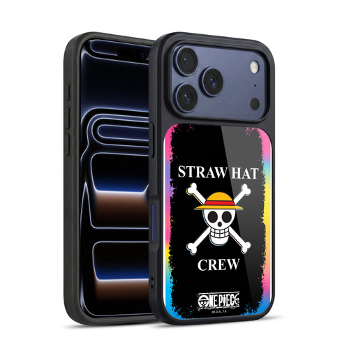 One Piece Graphic Art Colourful Crew Logo Gel Armour Case For Apple iPhone 17 Pro