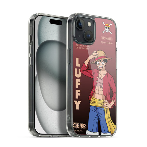 One Piece Graphic Art Monkey D. Luffy Soft Gel Case for Apple iPhone 15 Plus & MagSafe