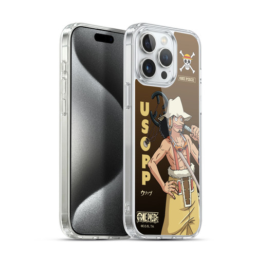 One Piece Graphic Art Usopp Soft Gel Case for Apple iPhone 15 Pro Max & MagSafe