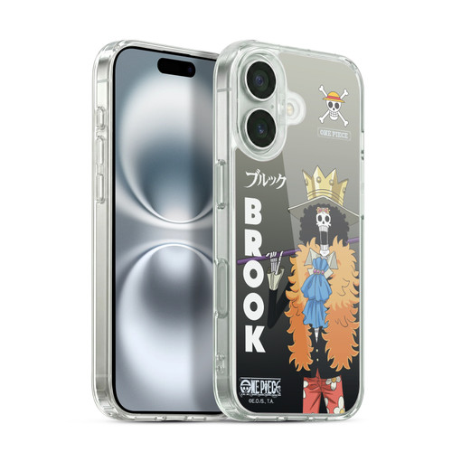 One Piece Graphic Art Brook Soft Gel Case for Apple iPhone 16 & MagSafe