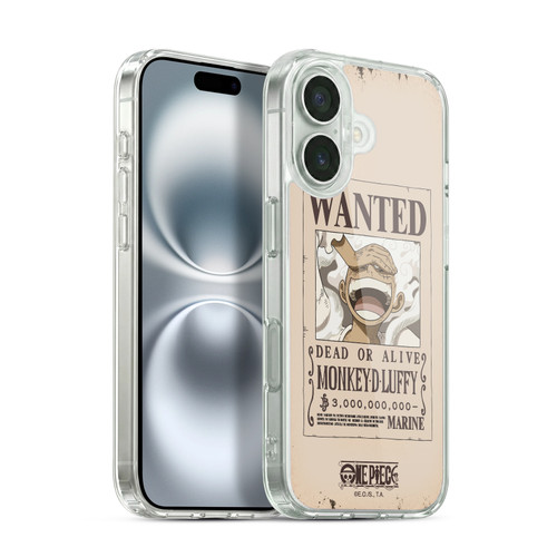 One Piece Graphic Art Luffy Gear 5 Poster Soft Gel Case for Apple iPhone 16 & MagSafe