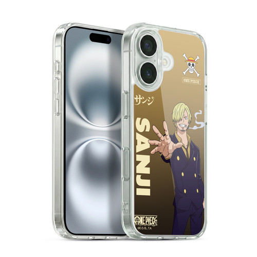 One Piece Graphic Art Sanji Soft Gel Case for Apple iPhone 16 & MagSafe