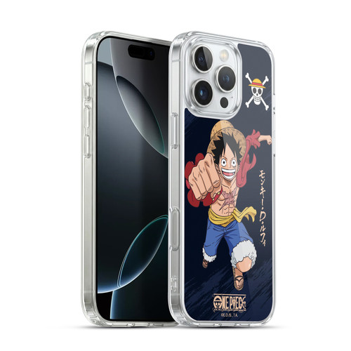 One Piece Graphic Art Luffy Soft Gel Case for Apple iPhone 16 Pro Max
