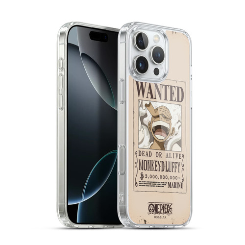One Piece Graphic Art Luffy Gear 5 Poster Soft Gel Case for Apple iPhone 16 Pro Max & MagSafe