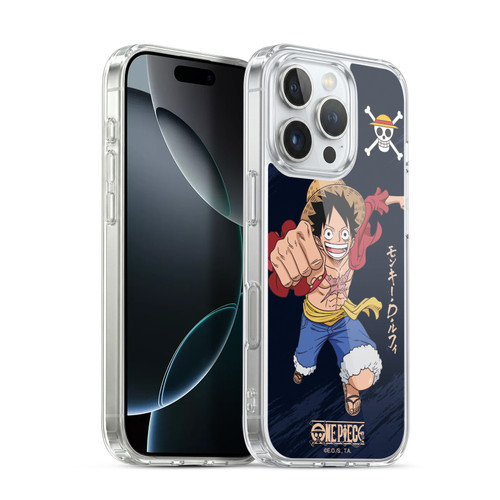 One Piece Graphic Art Luffy Soft Gel Case for Apple iPhone 16 Pro & MagSafe