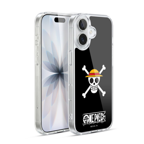 One Piece Graphic Art Classic Crew Logo Soft Gel Case for Apple iPhone 17