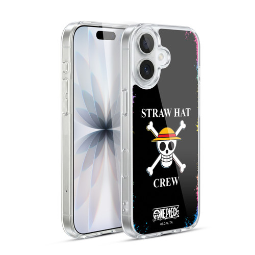 One Piece Graphic Art Colourful Crew Logo Soft Gel Case for Apple iPhone 17