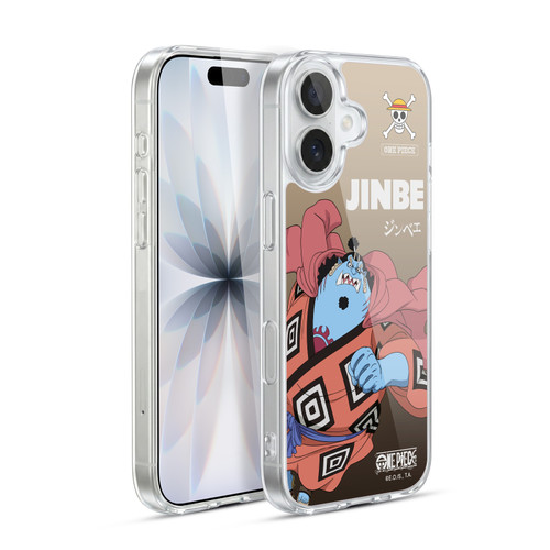 One Piece Graphic Art Jinbe Soft Gel Case for Apple iPhone 17