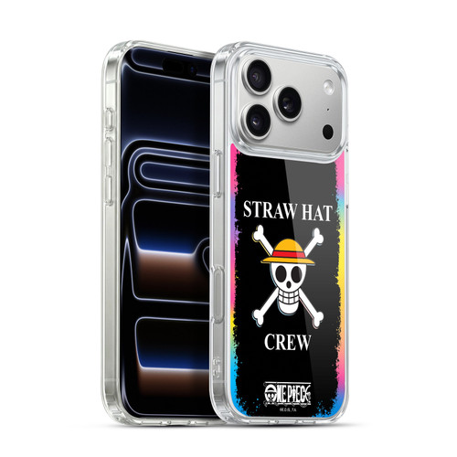 One Piece Graphic Art Colourful Crew Logo Soft Gel Case for Apple iPhone 17 Pro Max