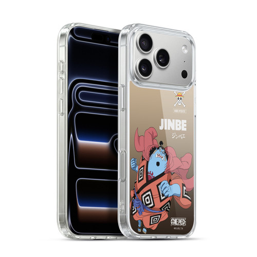 One Piece Graphic Art Jinbe Soft Gel Case for Apple iPhone 17 Pro Max