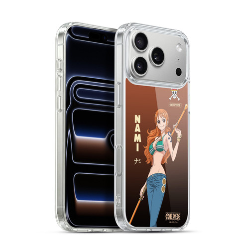 One Piece Graphic Art Nami Soft Gel Case for Apple iPhone 17 Pro Max