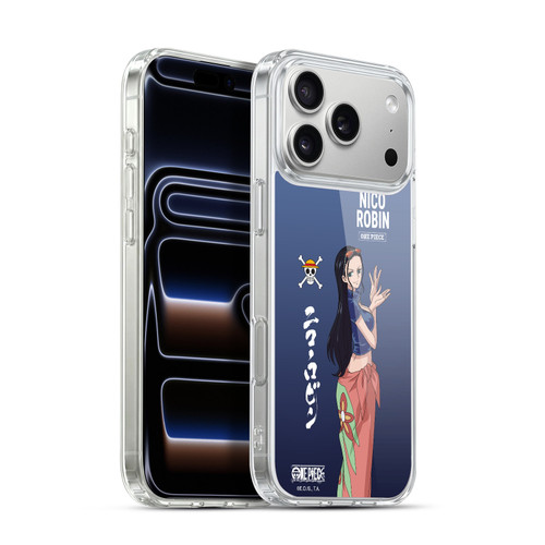 One Piece Graphic Art Nico Robin Soft Gel Case for Apple iPhone 17 Pro Max