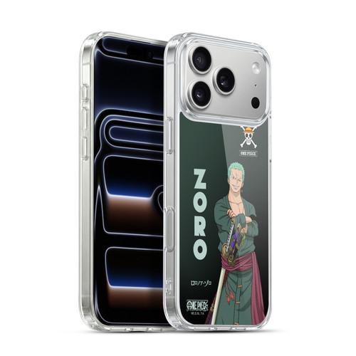 One Piece Graphic Art Roronoa Zoro Soft Gel Case for Apple iPhone 17 Pro Max