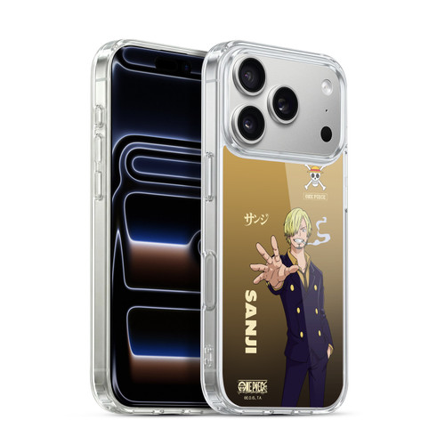 One Piece Graphic Art Sanji Soft Gel Case for Apple iPhone 17 Pro