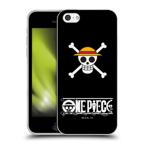 One Piece Graphic Art Classic Crew Logo Soft Gel Case for Apple iPhone 5c