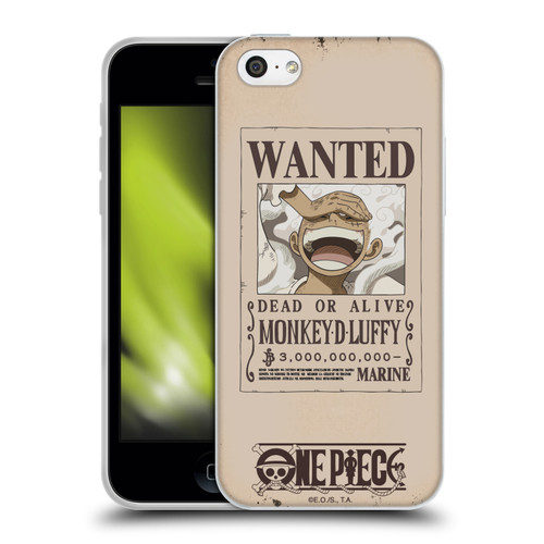 One Piece Graphic Art Luffy Gear 5 Poster Soft Gel Case for Apple iPhone 5c