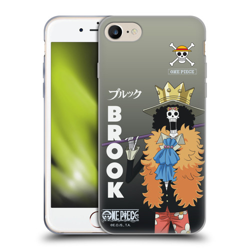 One Piece Graphic Art Brook Soft Gel Case for Apple iPhone 7 / 8 / SE 2020 & 2022