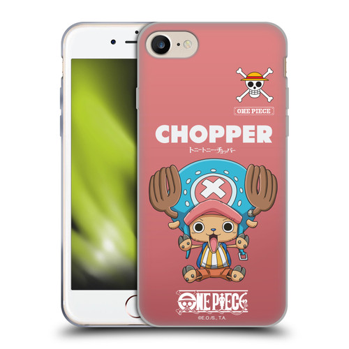 One Piece Graphic Art Chopper Soft Gel Case for Apple iPhone 7 / 8 / SE 2020 & 2022