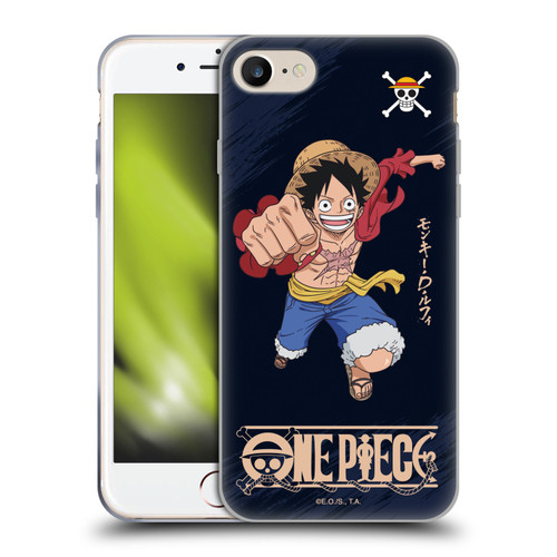 One Piece Graphic Art Luffy Soft Gel Case for Apple iPhone 7 / 8 / SE 2020 & 2022