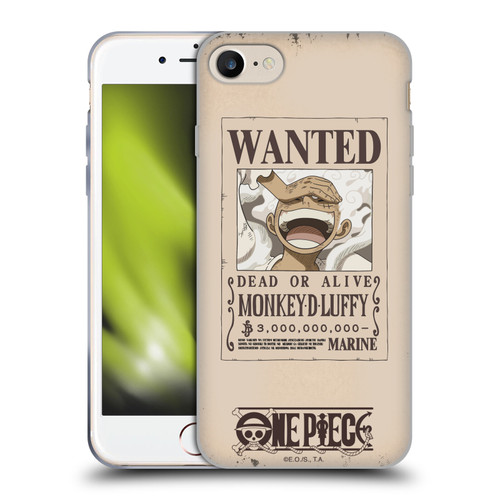 One Piece Graphic Art Luffy Gear 5 Poster Soft Gel Case for Apple iPhone 7 / 8 / SE 2020 & 2022