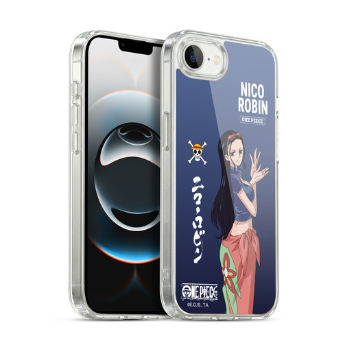 One Piece Graphic Art Nico Robin Soft Gel Case for Apple iPhone 16e / Apple iPhone 17e