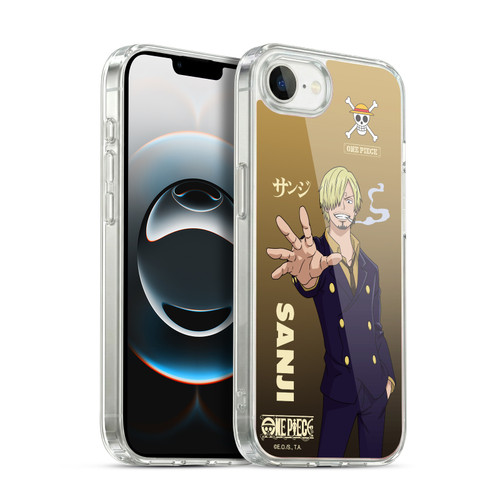 One Piece Graphic Art Sanji Soft Gel Case for Apple iPhone 16e / Apple iPhone 17e
