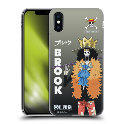 One Piece Graphic Art Brook Soft Gel Case for Apple iPhone X / iPhone XS