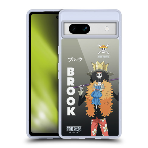 One Piece Graphic Art Brook Soft Gel Case for Google Pixel 7a