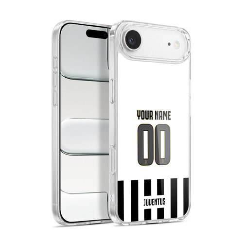 Custom Customised Personalised Juventus Football Club 2026/27 Kit Home Soft Gel Case for Apple iPhone 17 Air