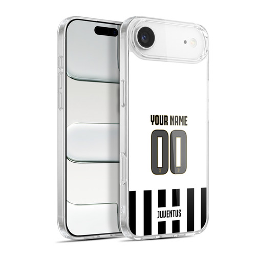 Custom Customised Personalised Juventus Football Club 2026/27 Kit Home Soft Gel Case for Apple iPhone 17 Air