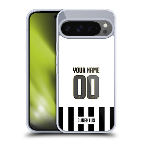 Custom Customised Personalised Juventus Football Club 2026/27 Kit Home Soft Gel Case for Google Pixel 9 Pro XL