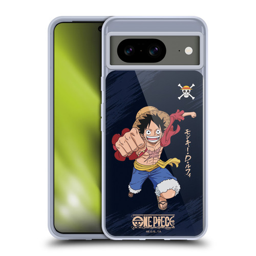 One Piece Graphic Art Luffy Soft Gel Case for Google Pixel 8