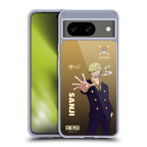 One Piece Graphic Art Sanji Soft Gel Case for Google Pixel 8