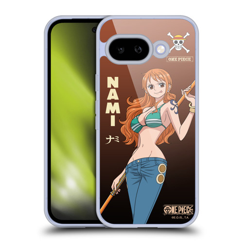 One Piece Graphic Art Nami Soft Gel Case for Google Pixel 9A