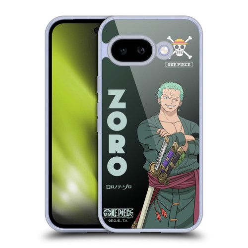 One Piece Graphic Art Roronoa Zoro Soft Gel Case for Google Pixel 9A