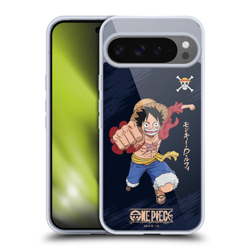 One Piece Graphic Art Luffy Soft Gel Case for Google Pixel 9 Pro XL