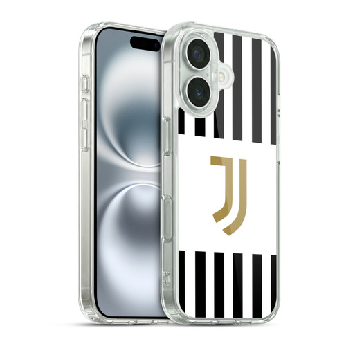 Juventus Football Club 2026/27 Kit Home Soft Gel Case for Apple iPhone 16 & MagSafe