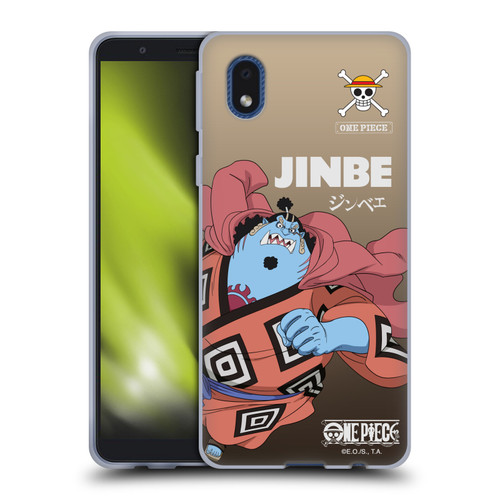 One Piece Graphic Art Jinbe Soft Gel Case for Samsung Galaxy A01 Core (2020)