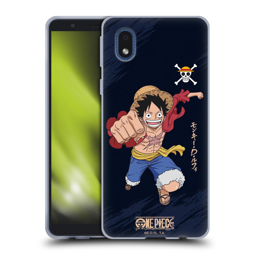 One Piece Graphic Art Luffy Soft Gel Case for Samsung Galaxy A01 Core (2020)