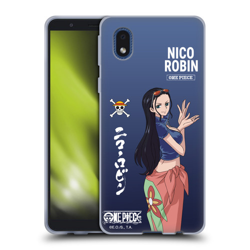 One Piece Graphic Art Nico Robin Soft Gel Case for Samsung Galaxy A01 Core (2020)