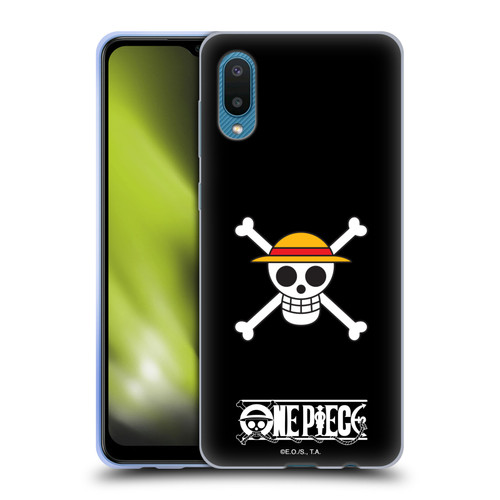 One Piece Graphic Art Classic Crew Logo Soft Gel Case for Samsung Galaxy A02/M02 (2021)