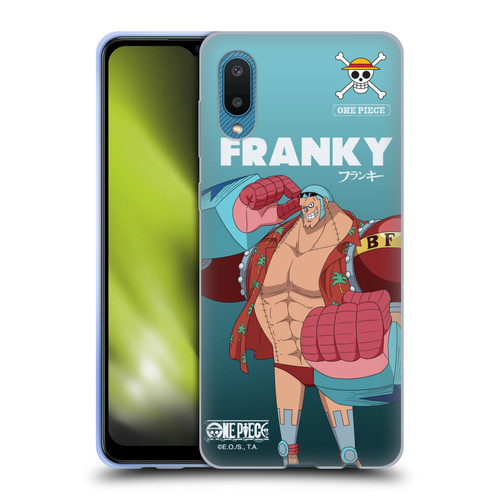 One Piece Graphic Art Franky Soft Gel Case for Samsung Galaxy A02/M02 (2021)
