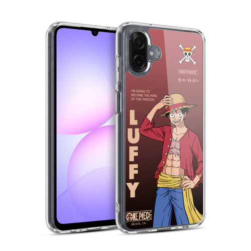 One Piece Graphic Art Monkey D. Luffy Soft Gel Case for Samsung Galaxy A07 5G