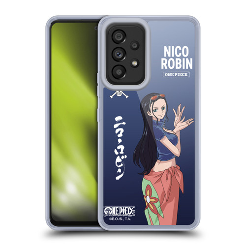 One Piece Graphic Art Nico Robin Soft Gel Case for Samsung Galaxy A53 5G (2022)