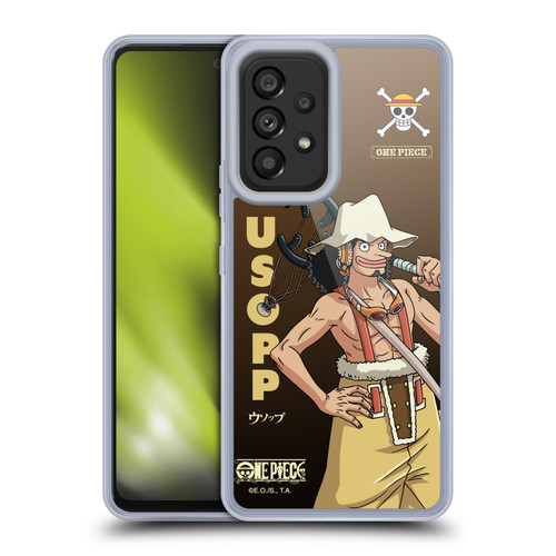 One Piece Graphic Art Usopp Soft Gel Case for Samsung Galaxy A53 5G (2022)