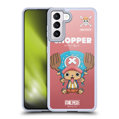 One Piece Graphic Art Chopper Soft Gel Case for Samsung Galaxy S21 5G
