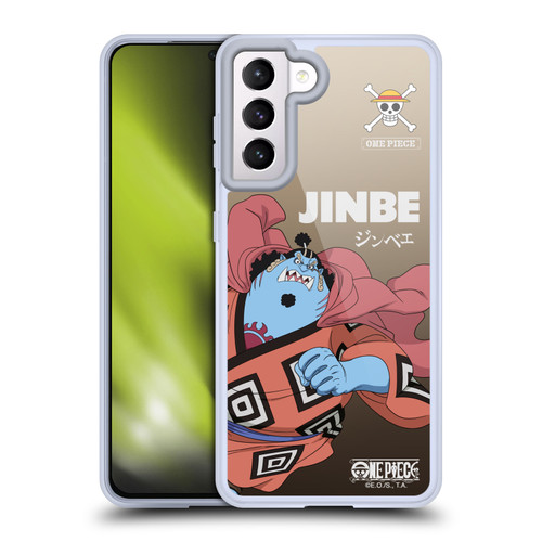 One Piece Graphic Art Jinbe Soft Gel Case for Samsung Galaxy S21 5G
