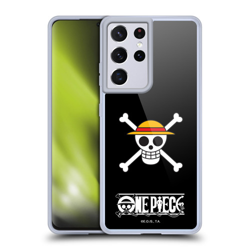 One Piece Graphic Art Classic Crew Logo Soft Gel Case for Samsung Galaxy S21 Ultra 5G