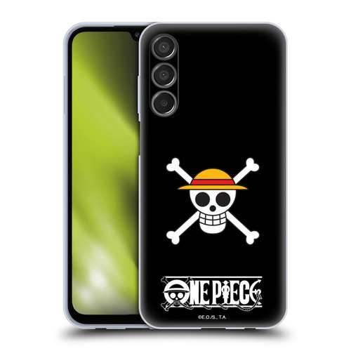 One Piece Graphic Art Classic Crew Logo Soft Gel Case for Samsung Galaxy M15/F15 5G