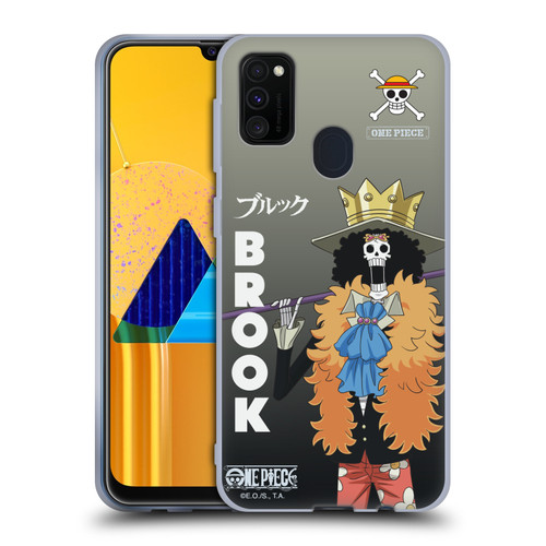 One Piece Graphic Art Brook Soft Gel Case for Samsung Galaxy M30s (2019)/M21 (2020)
